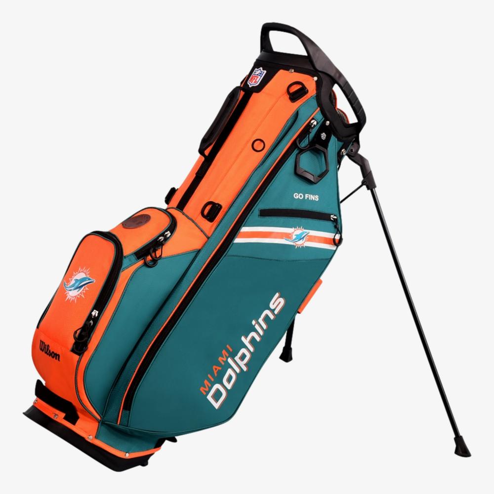 Wilson Miami Dolphins 2024 Stand Bag | PGA TOUR Superstore Wilson Miami Dolphins 2024 Stand Bag | PGA TOUR Superstore