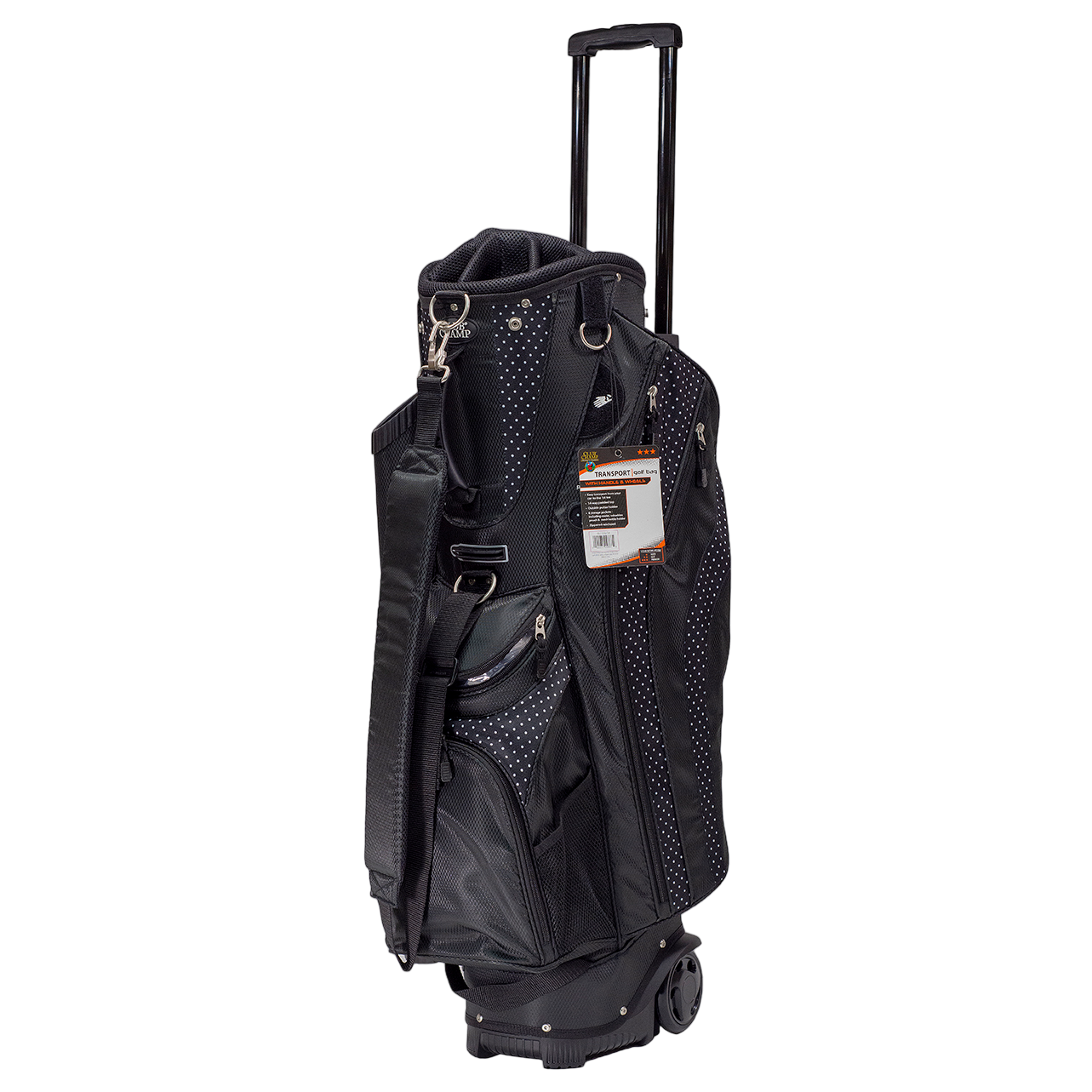 Women's Cart Bag with Handle & Wheels