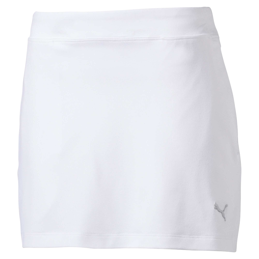 Girls Solid Knit Golf Skirt