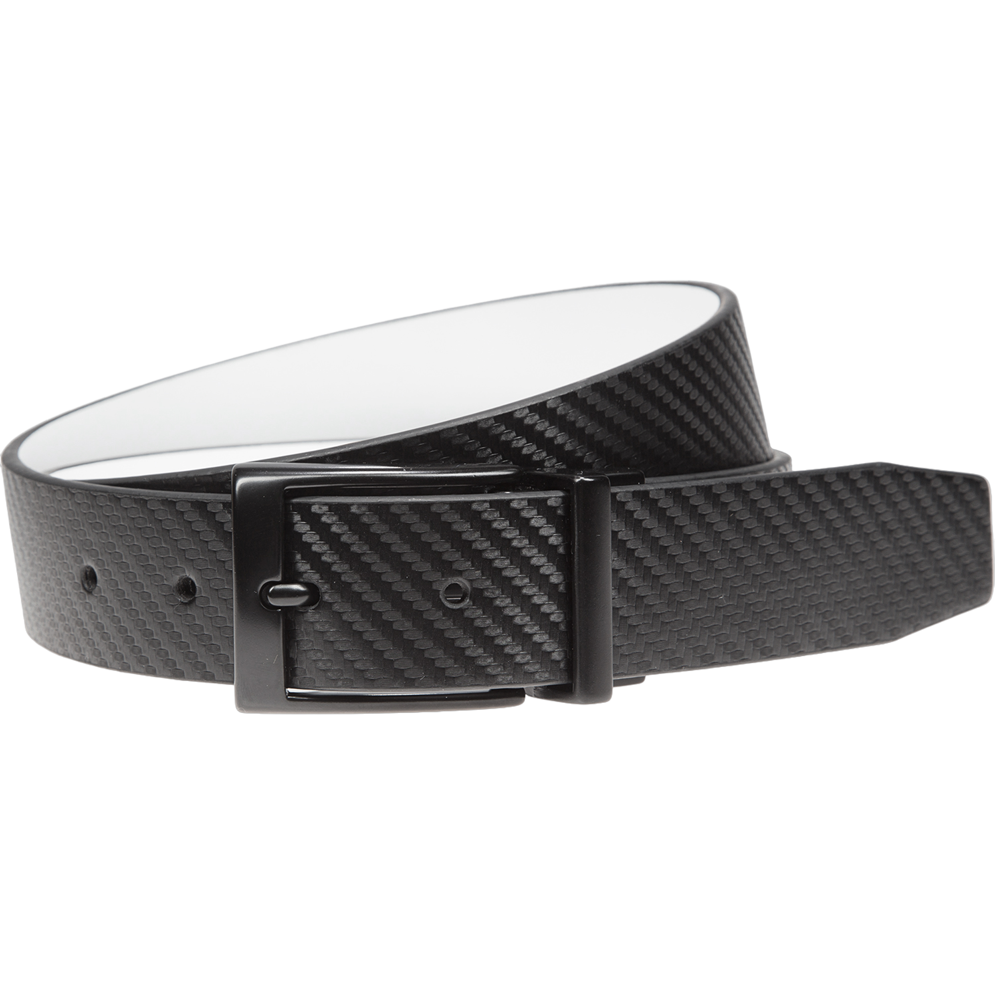 Carbon Fiber Texture Reversible Men's Golf Belt