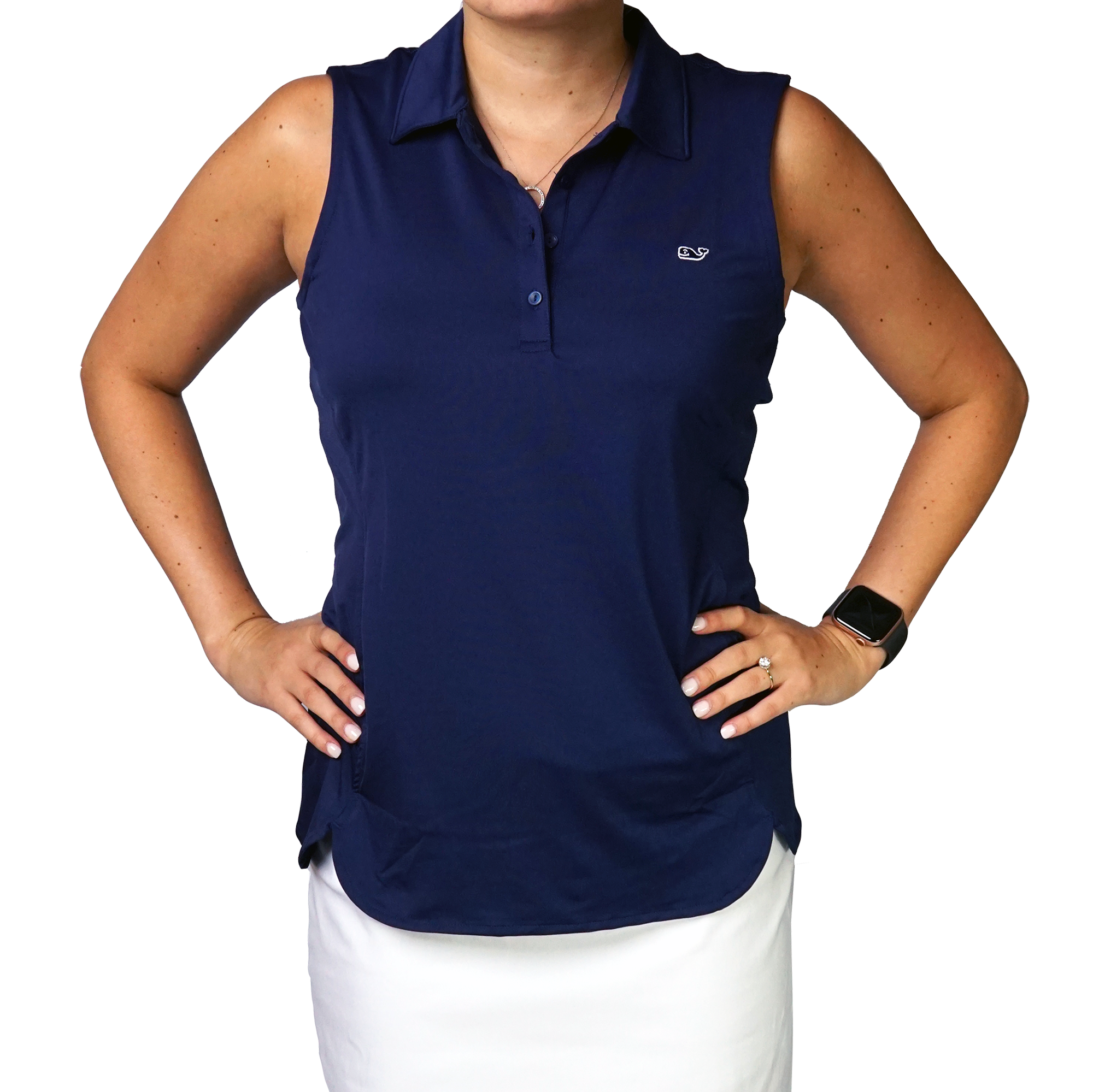 Jersey Stretch Women's Sleeveless Golf Polo Shirt