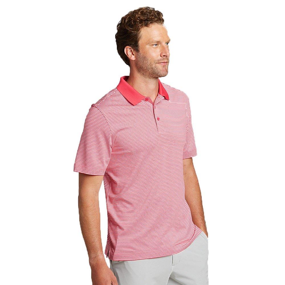 Forge Tonal Stripe Men's Short Sleeve Golf Polo Shirt