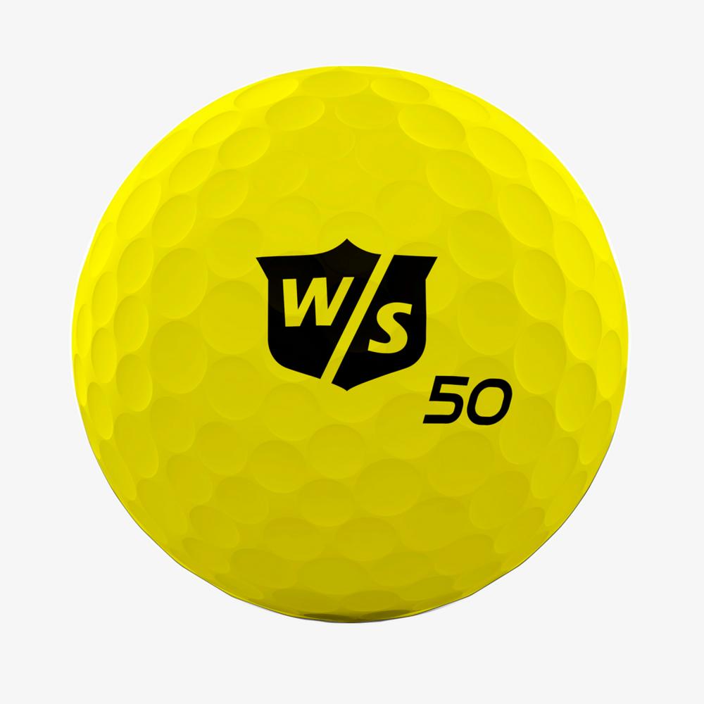 Fifty Elite Yellow Golf Balls