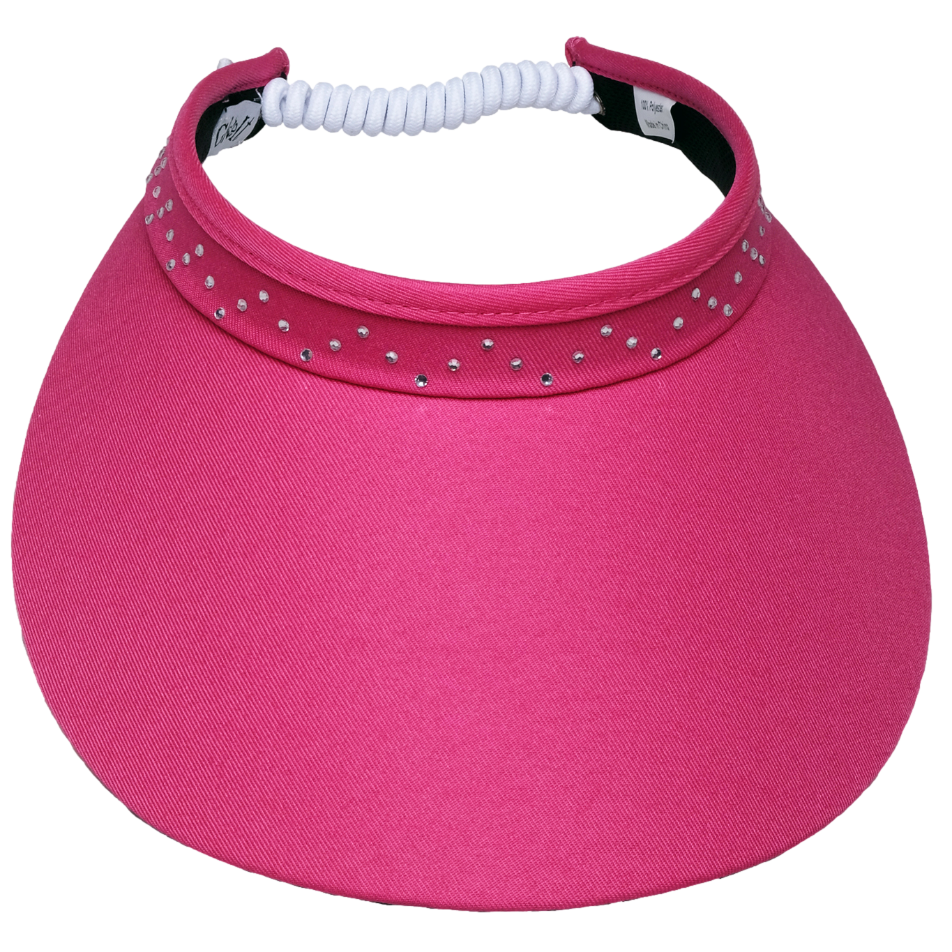 Crystal Bling Coil Women's Visor