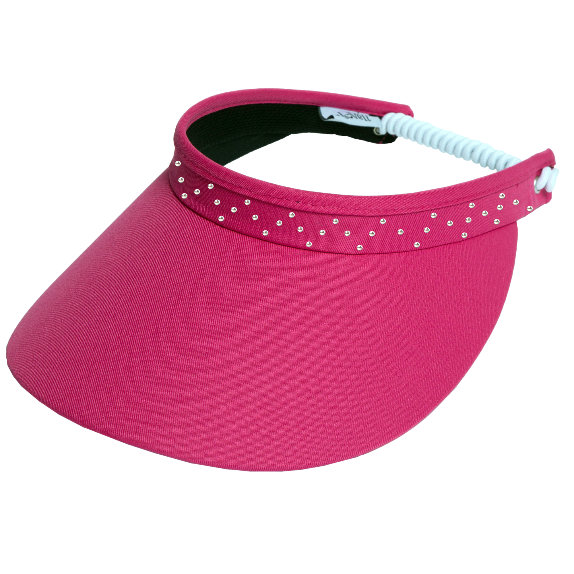 Crystal Bling Coil Women's Visor