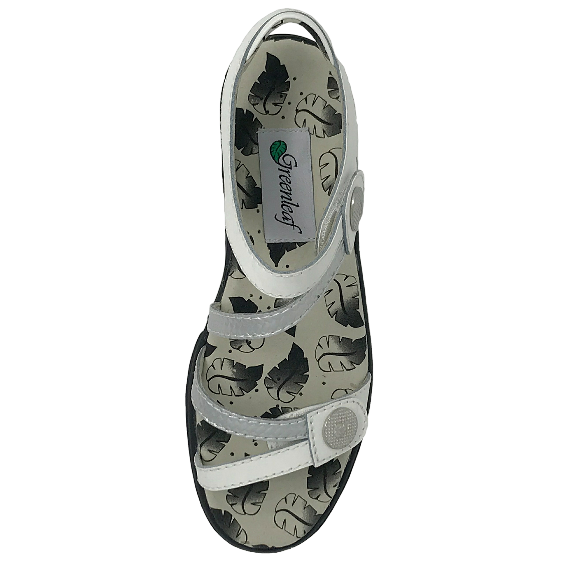 Unity Women's Spikeless Golf Sandal - White/Silver