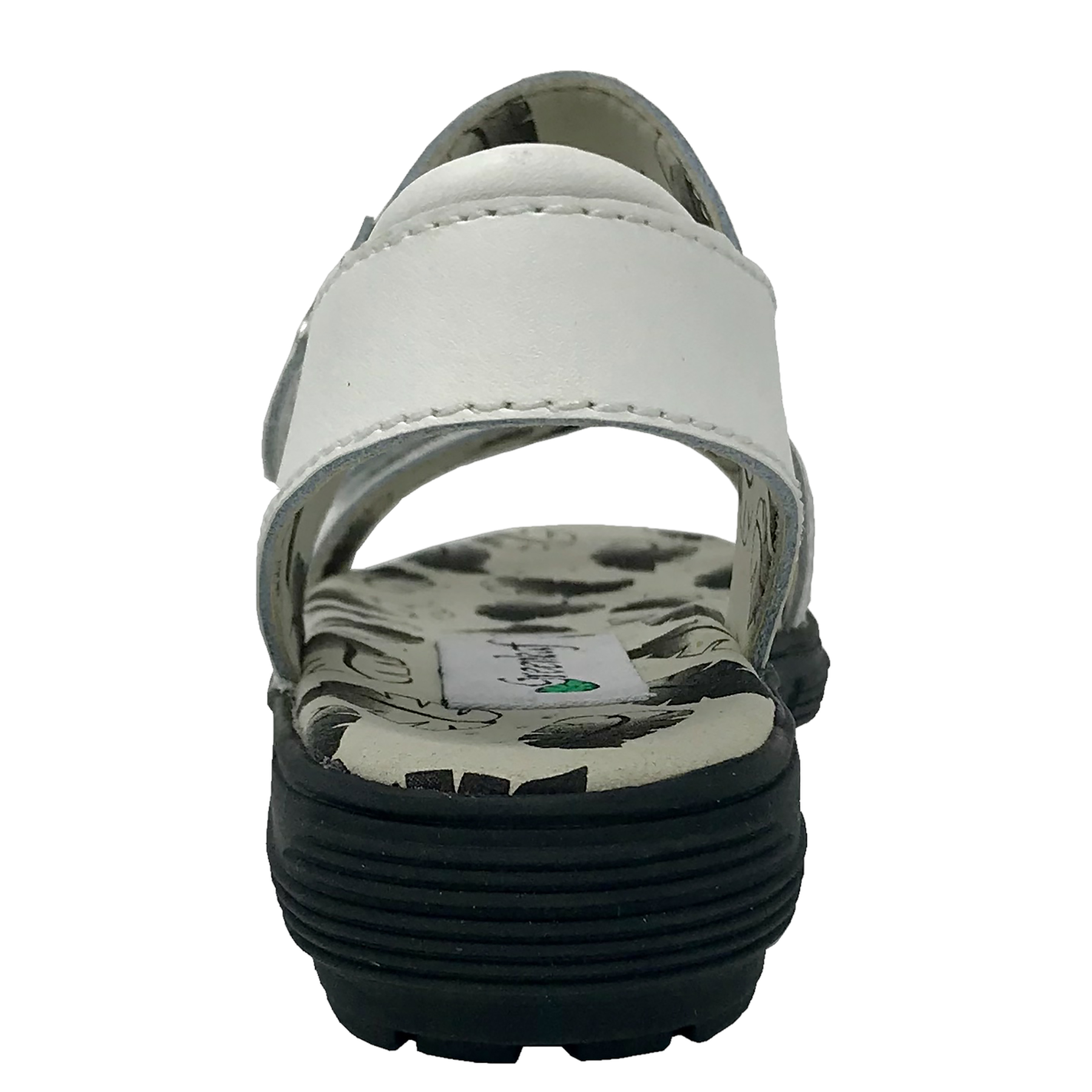 Unity Women's Spikeless Golf Sandal - White/Silver