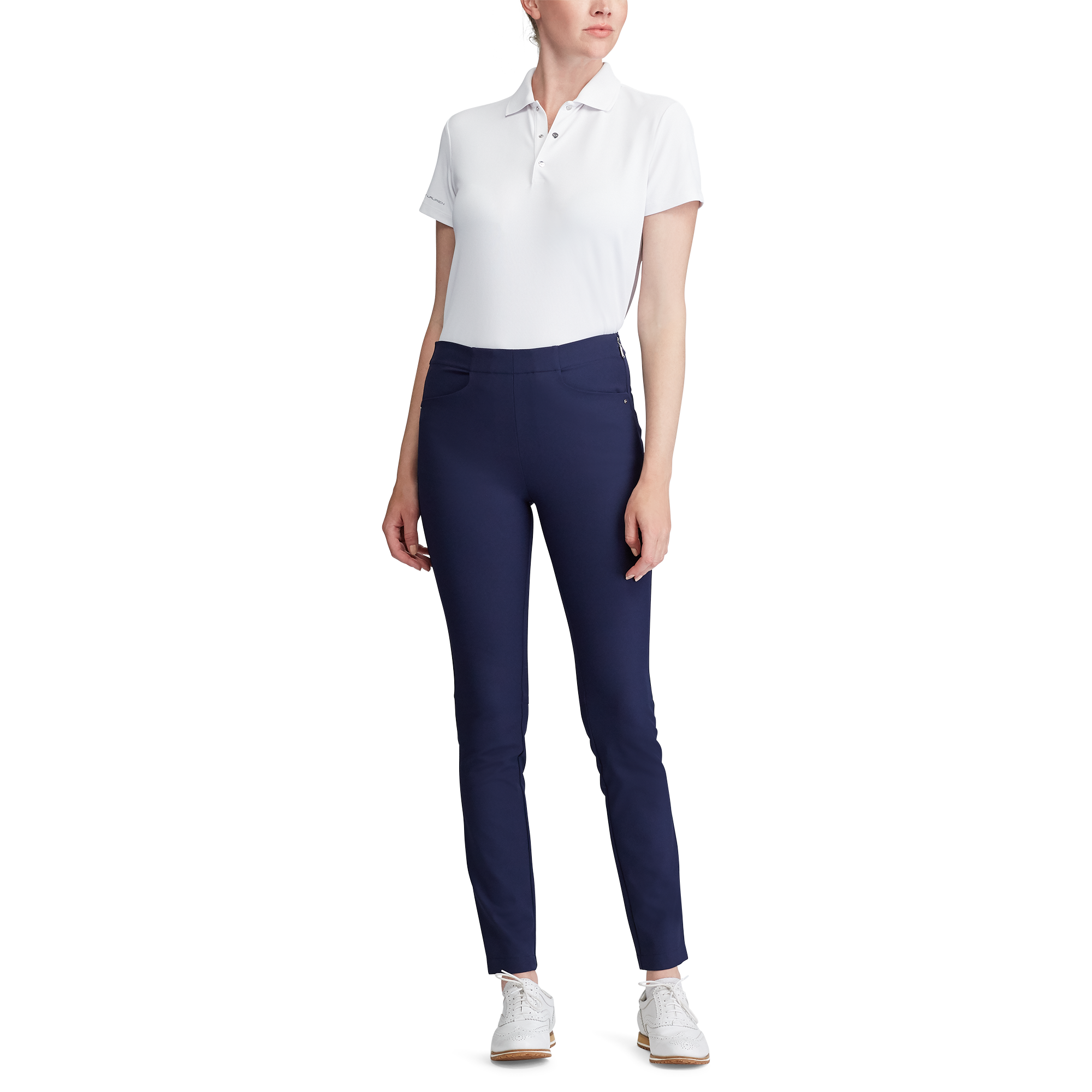 GG BLUE Pink Coolmax Stretch Golf Athletic Capri Pants w/ 4 Pockets Size 6