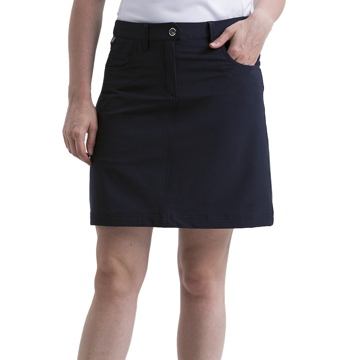 Discover Group: Mariska Solid Woven 18" Skort