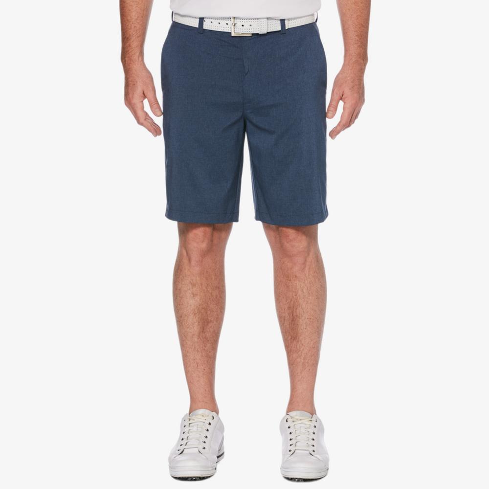 Flat Front Heather Golf Short with Active Waistband