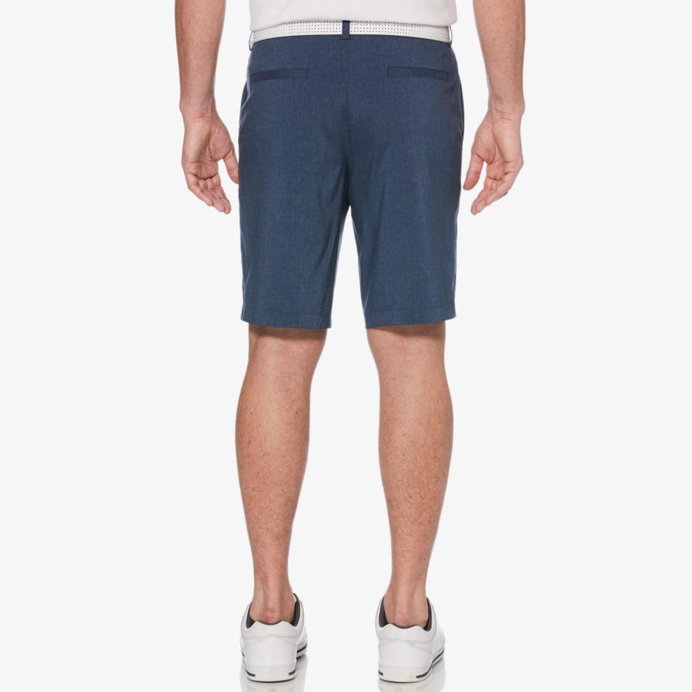 Flat Front Heather Golf Short with Active Waistband