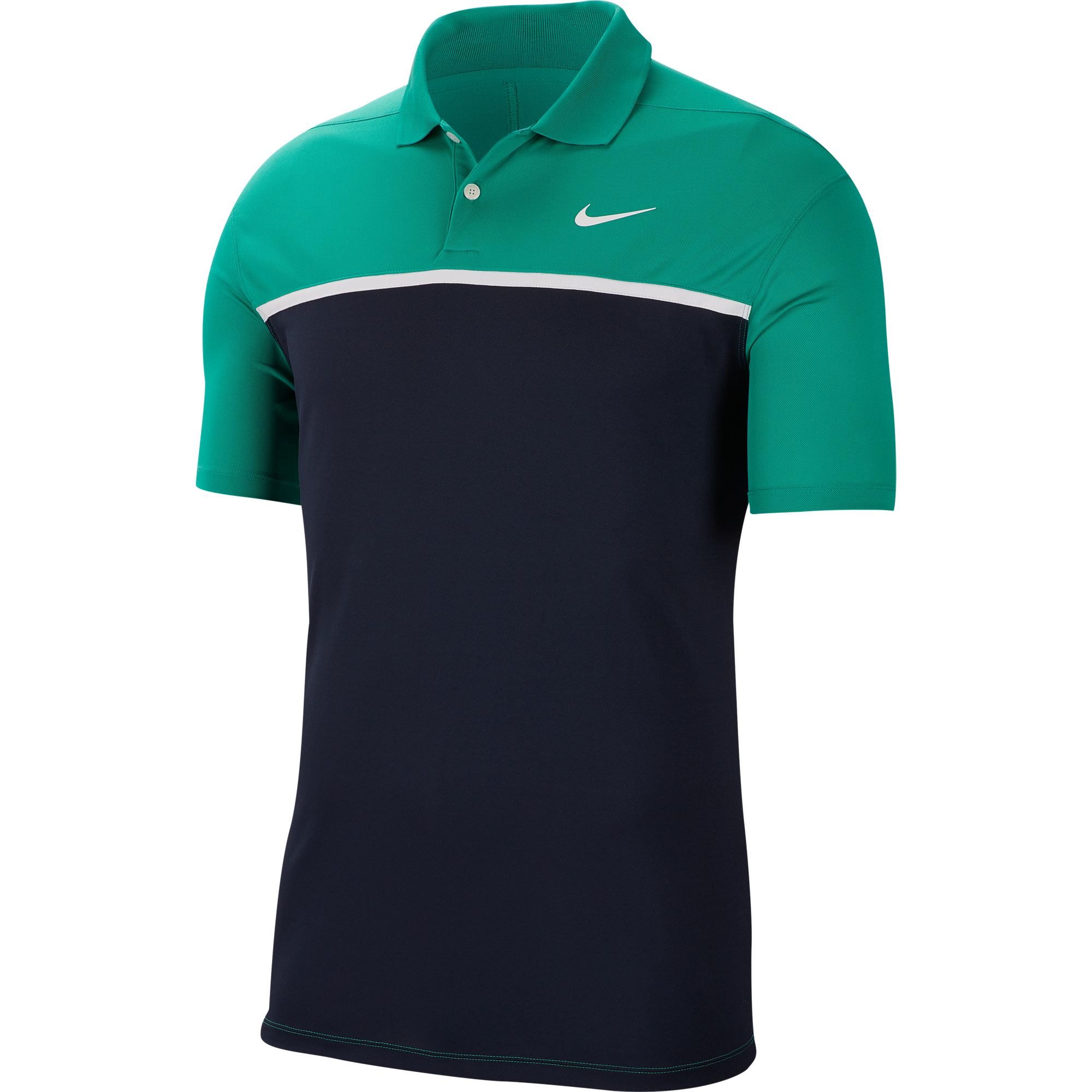 Nike Dri FIT Victory Colorblock Men s Golf Polo PGA TOUR Superstore