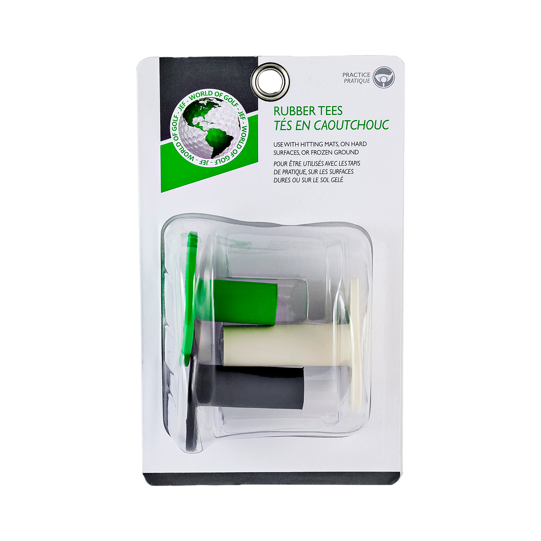 Rubber Tees 3-Pack