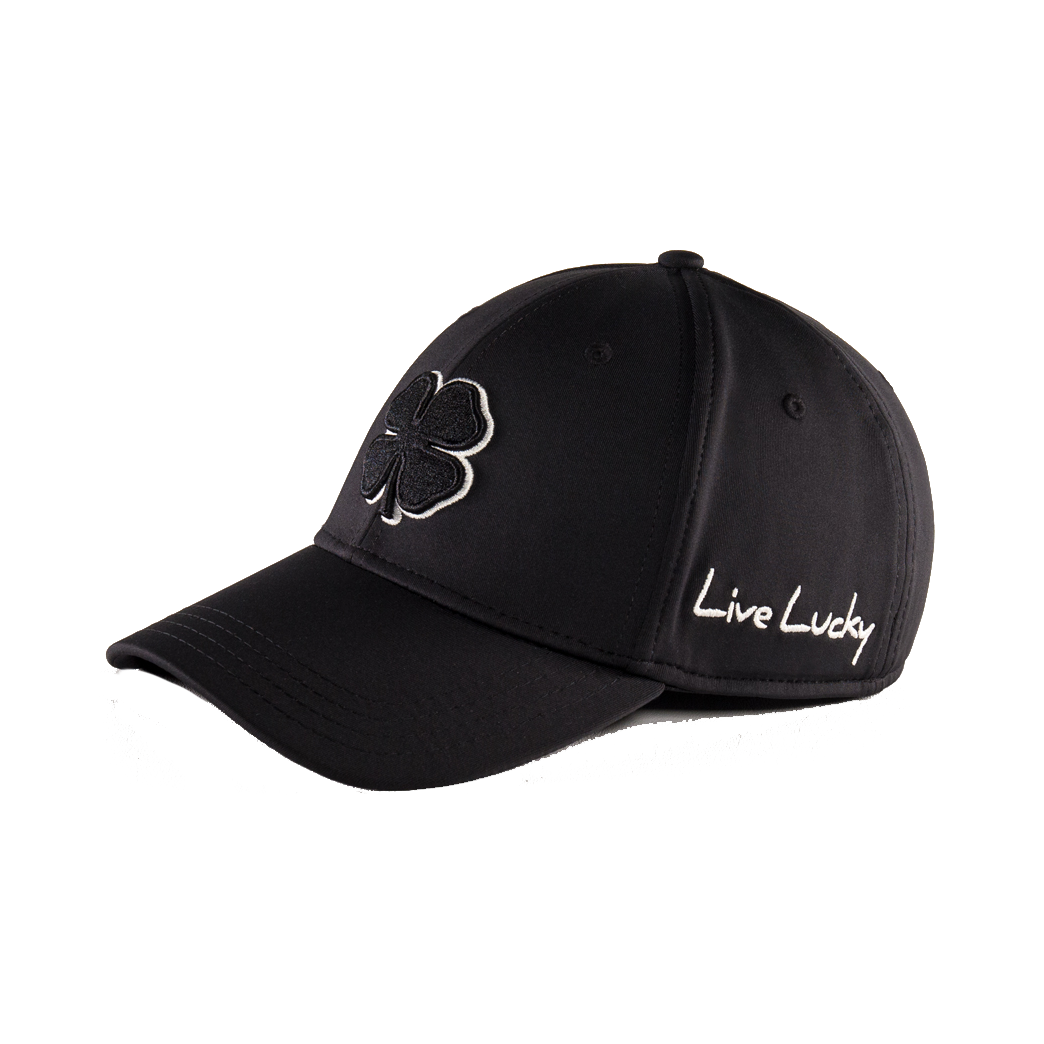 Black clover golf hat online