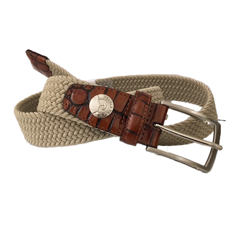 Solid Braided Stretch Men's Golf Belt