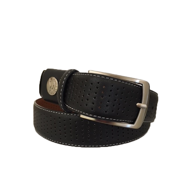 Leather Stretch Perforated Belt