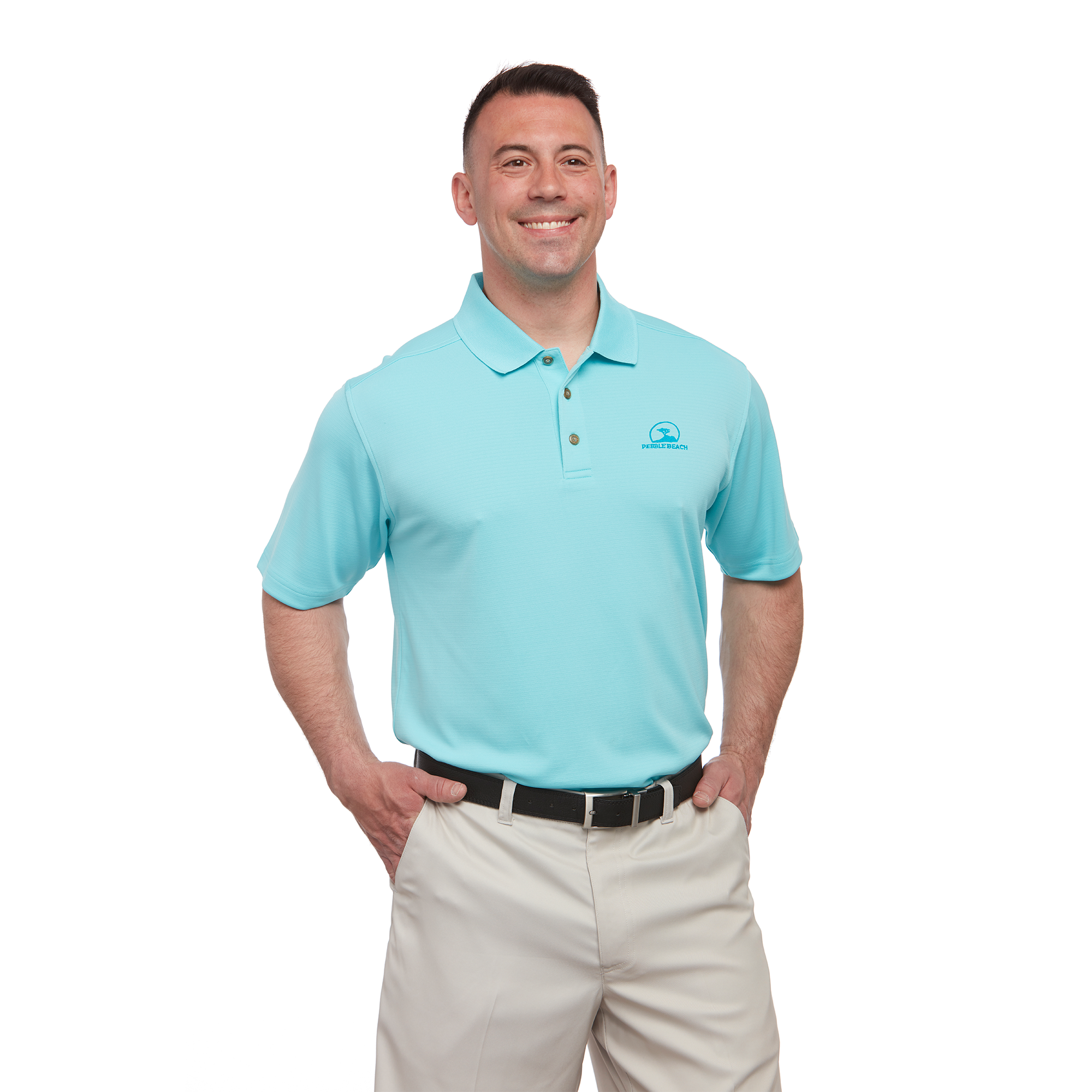 Lodge Men's Short Sleeve Golf Polo Shirt