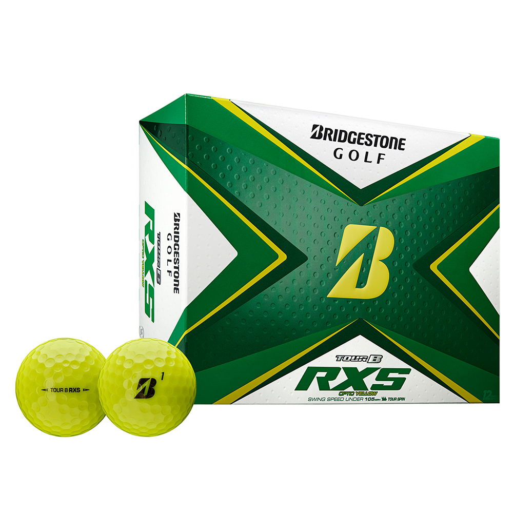 TOUR B RXS Yellow Golf Balls