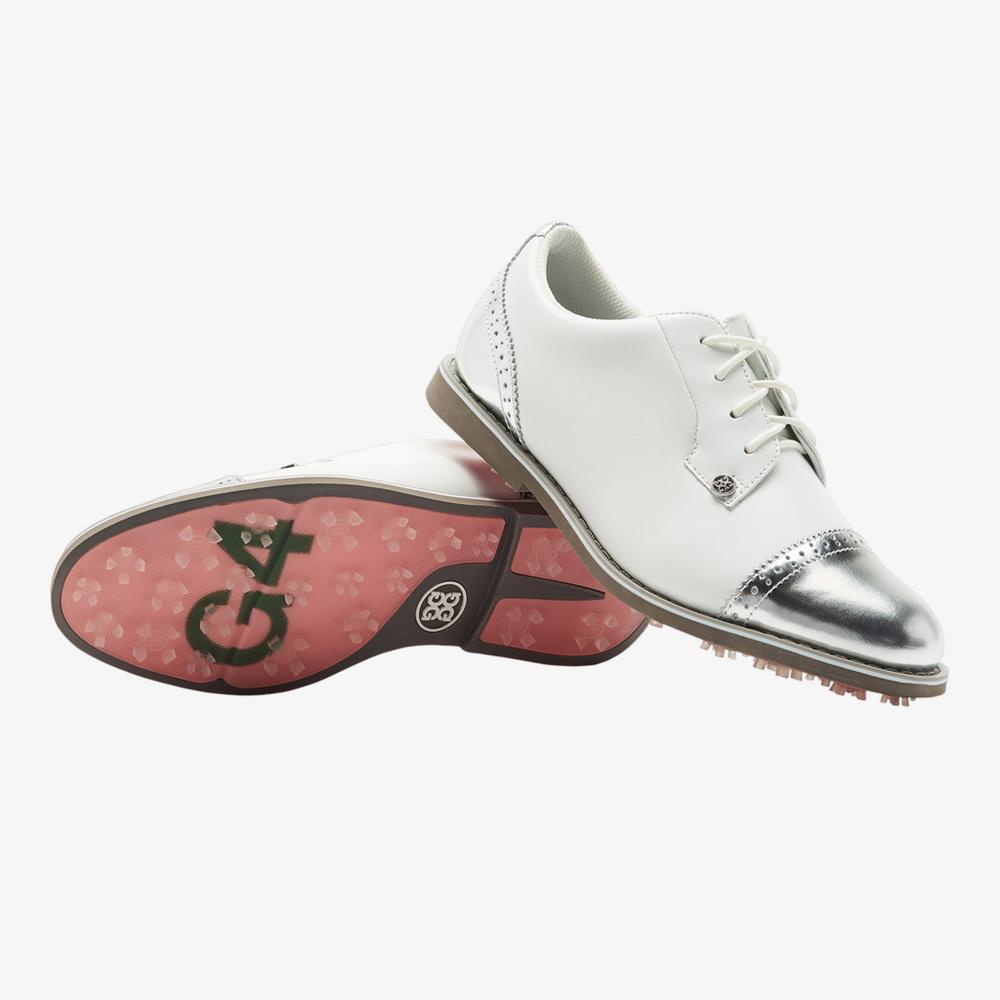 Cap Toe Gallivanter Women's Golf Shoe - White/Silver