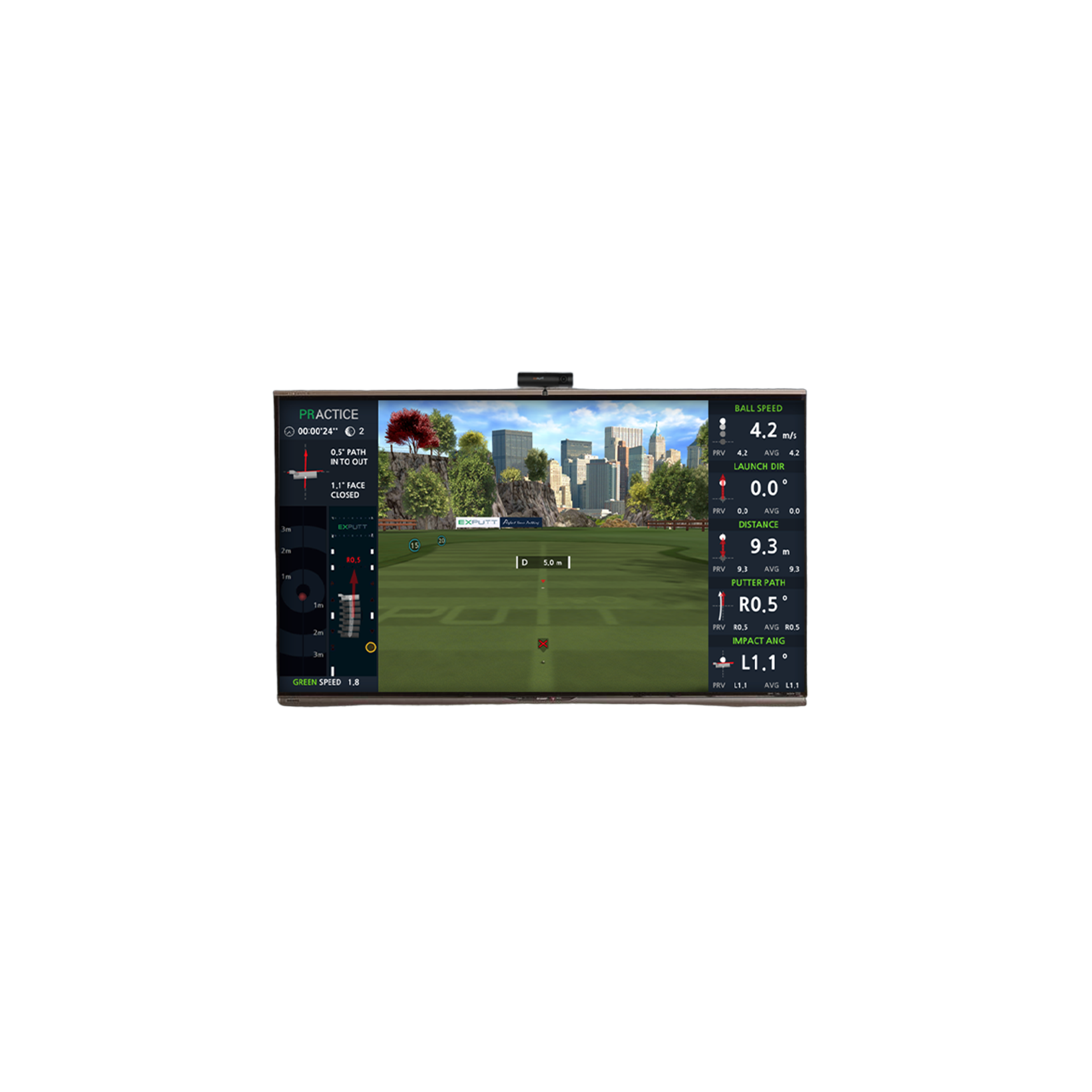 Exputt Real-time Putting Simulator