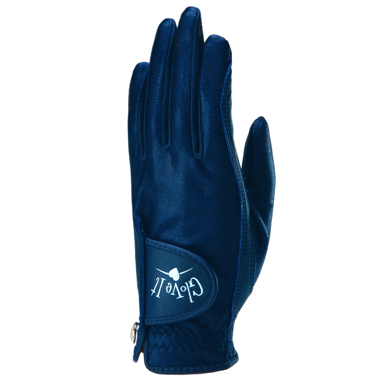 Navy Clear Dot Glove