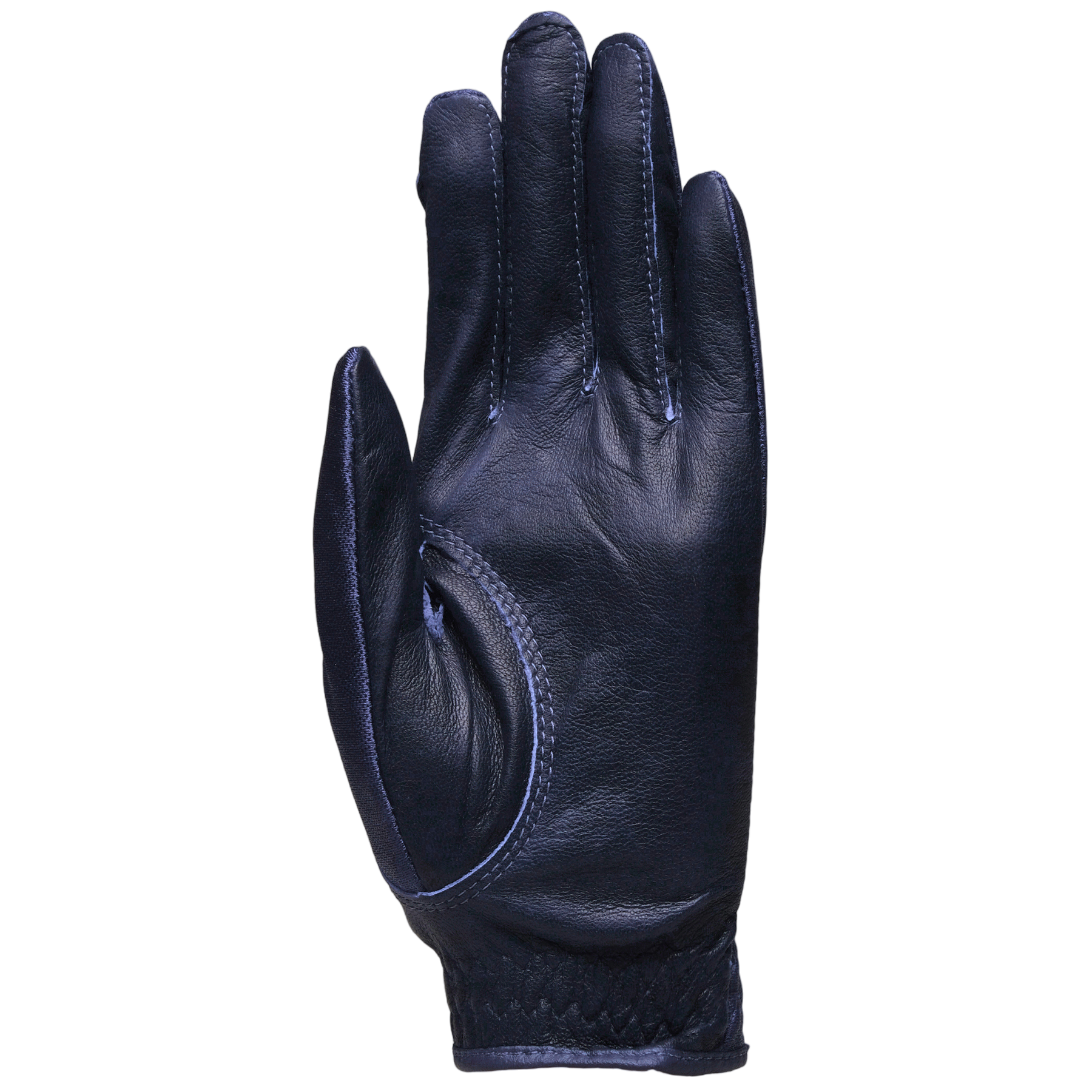 Navy Clear Dot Golf Glove