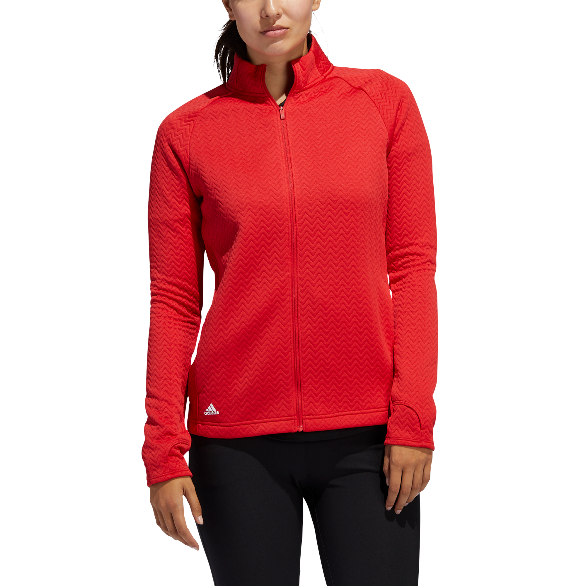 Full Zip Textured Layer Jacket