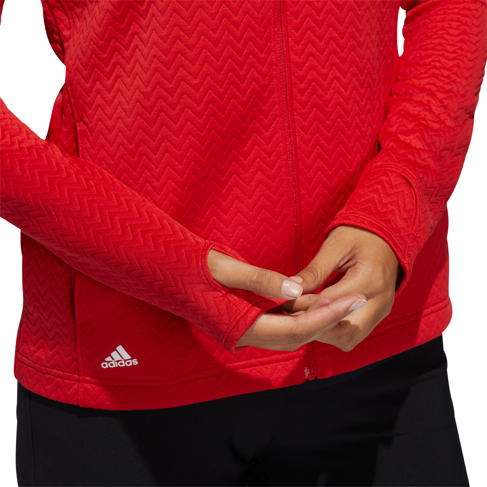 Full Zip Textured Layer Jacket