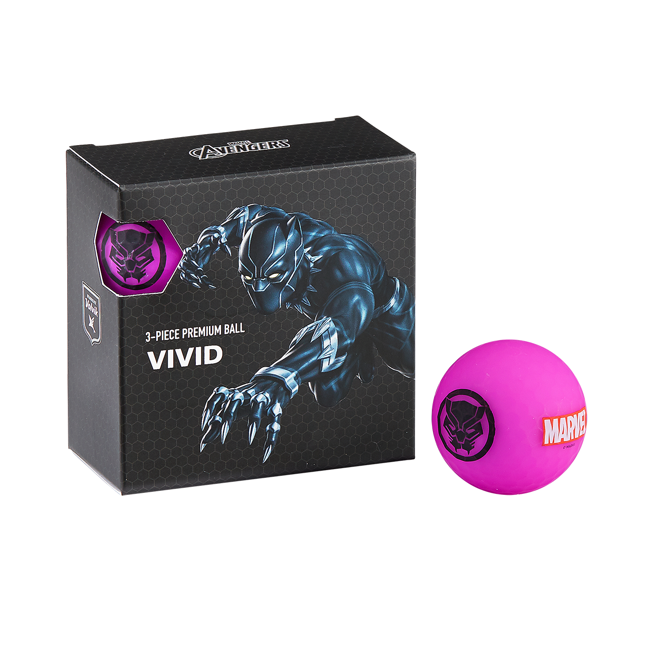 Marvel x Volvik Black Panther 4 Ball Pack | PGA TOUR Superstore