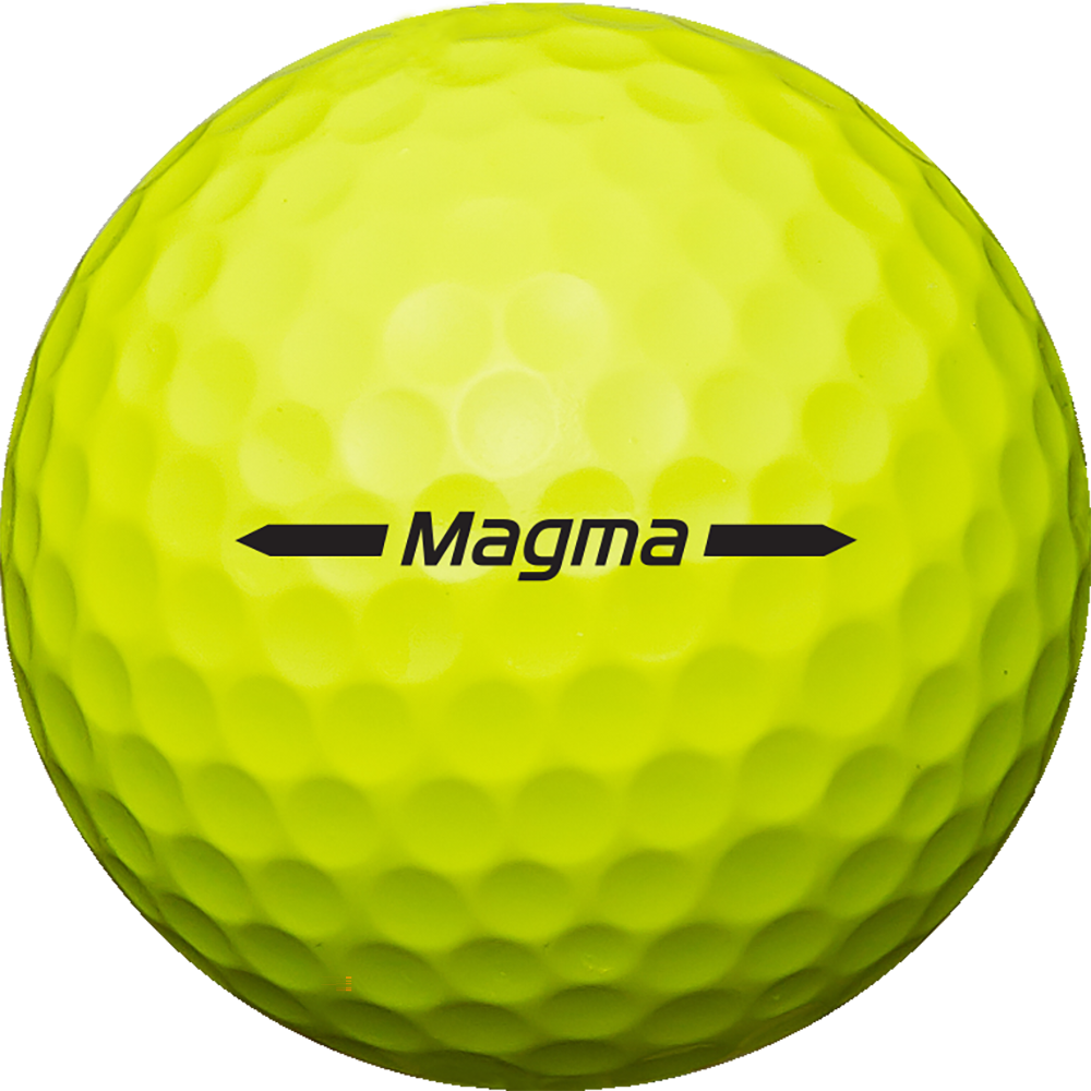 Magma Yellow Golf Balls