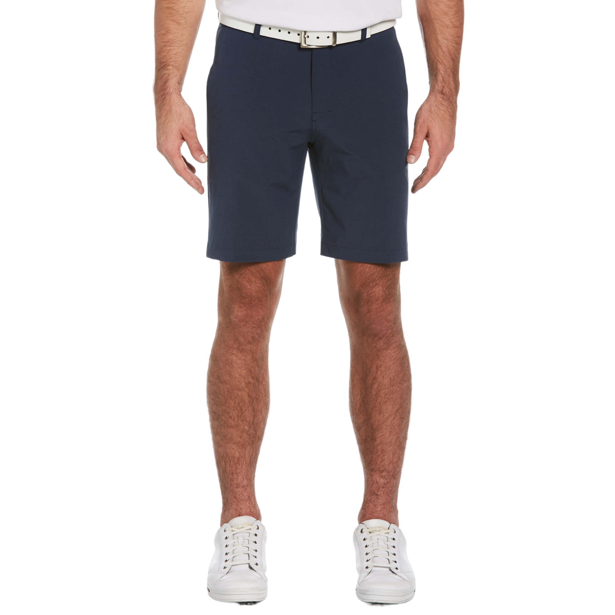 Flat Front Horizontal Textured 9 Golf Short