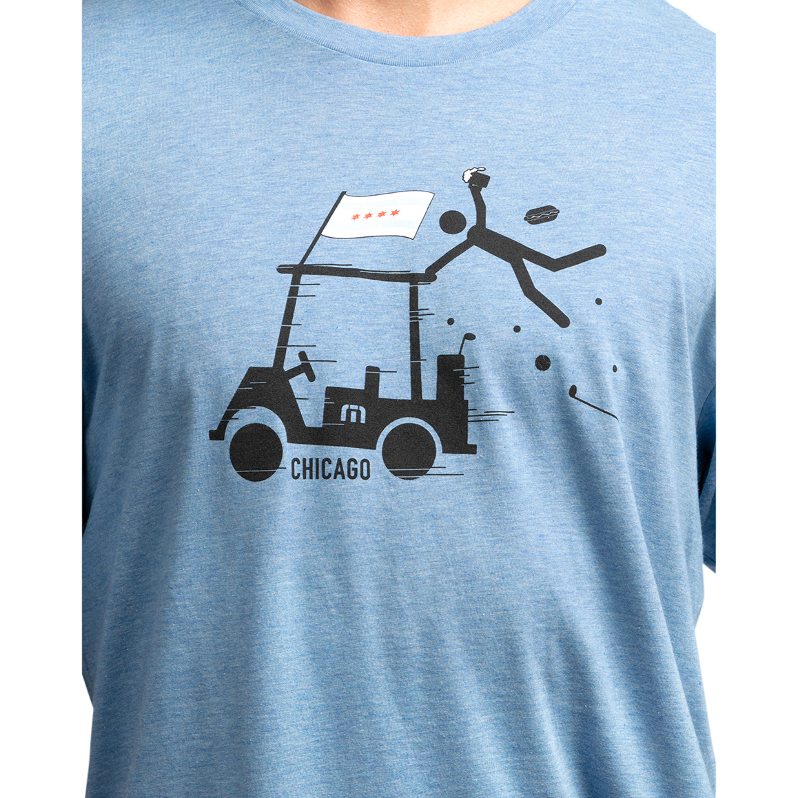 44 Represent Golf Cart Men's Golf T-Shirt