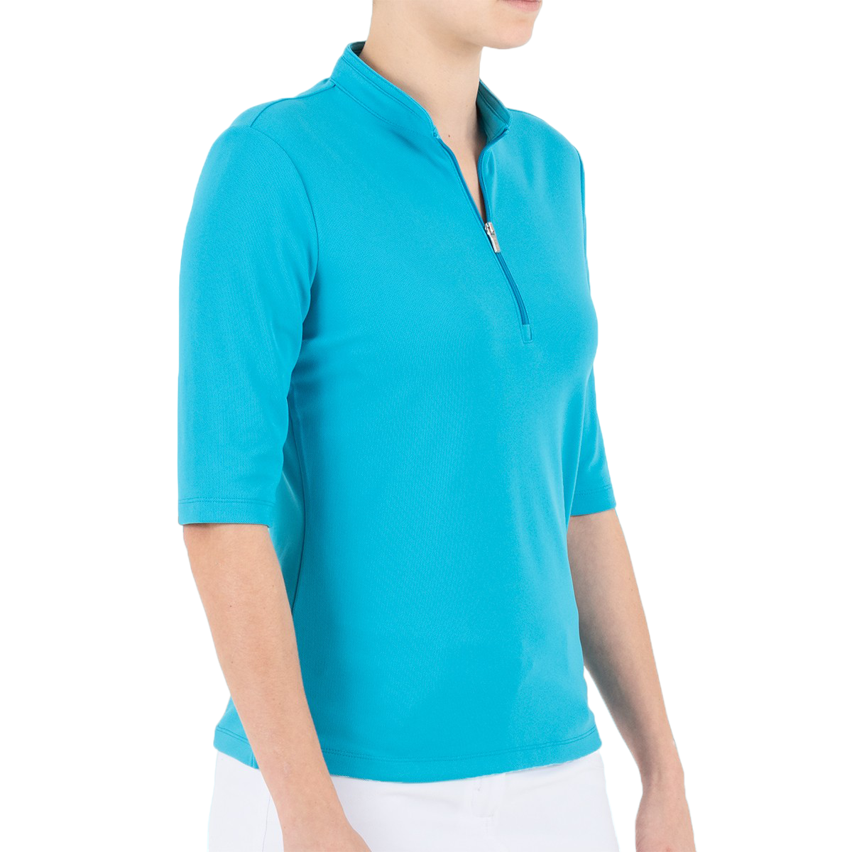 Noa Elbow Sleeve Polo Shirt