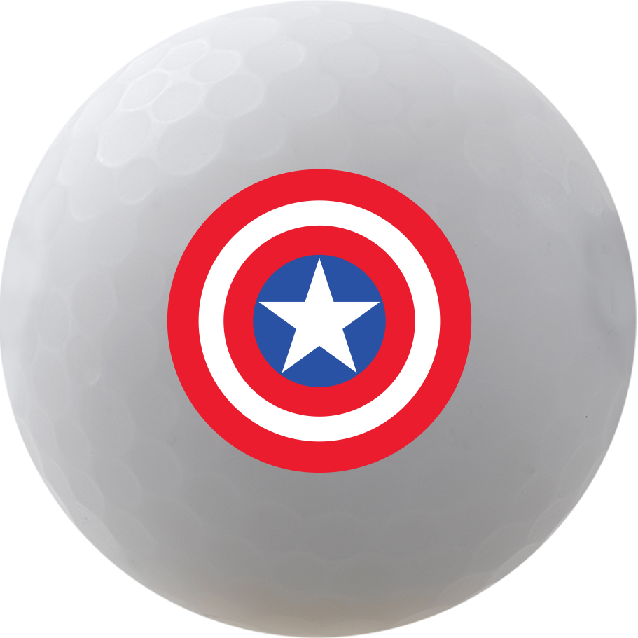 Marvel Captain America 4 Ball Pack