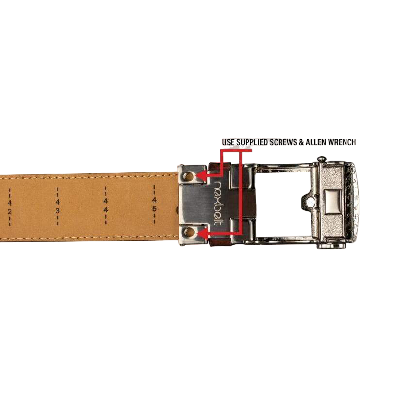 Alligator Coffee Dress Men's Golf Belt 2.0