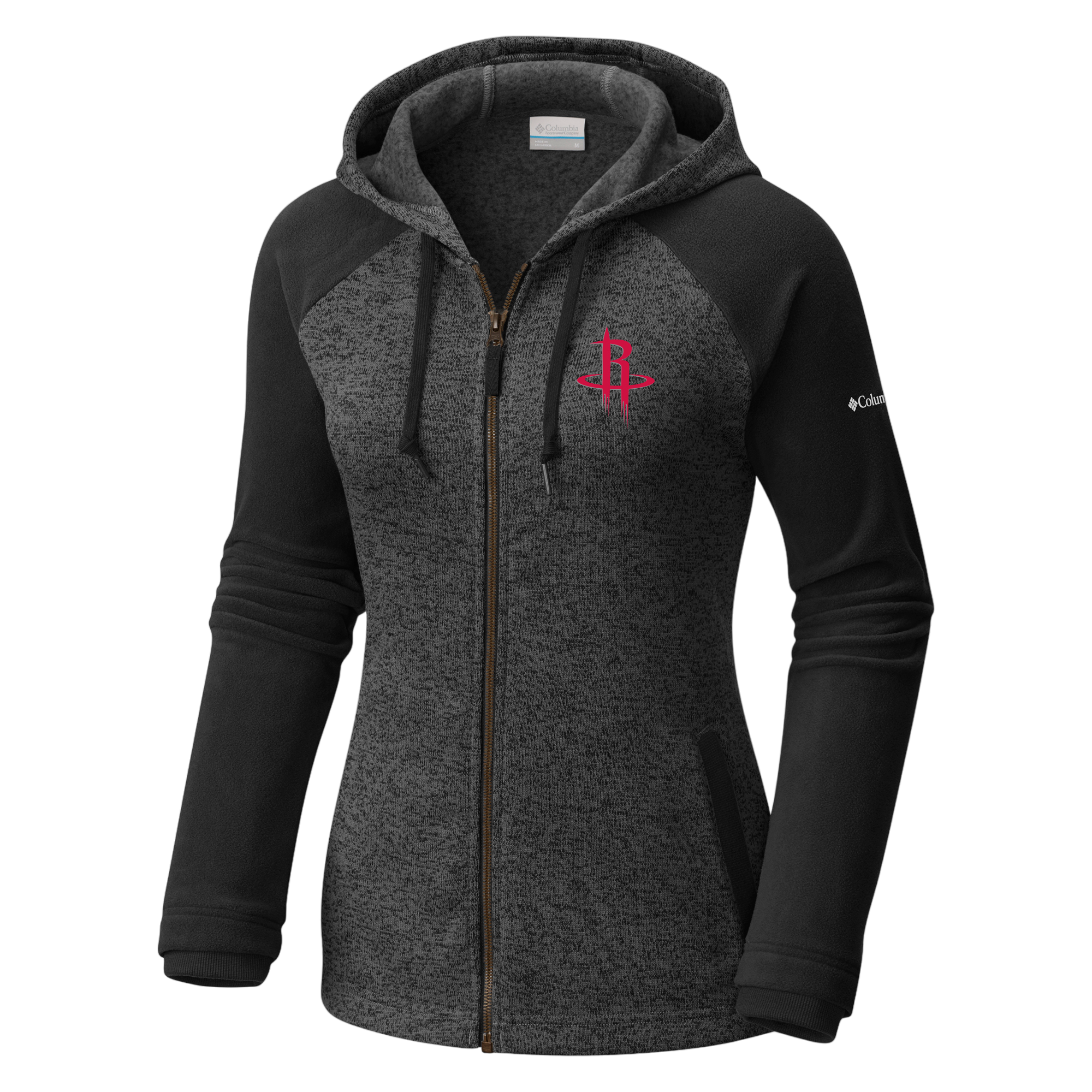 Houston Rockets Full Zip Women's Golf Hoodie