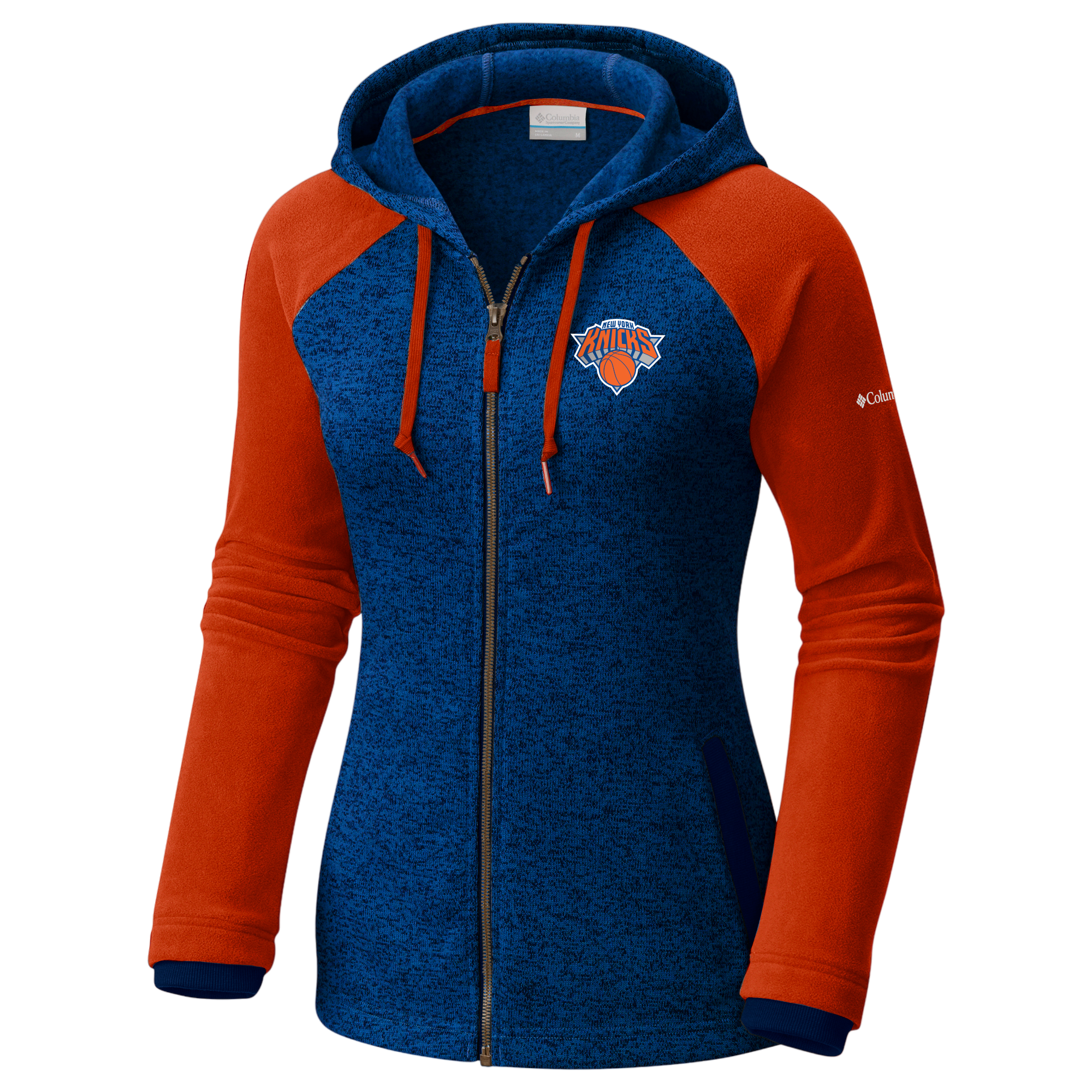 NY Knicks Full Zip Women's Golf Hoodie