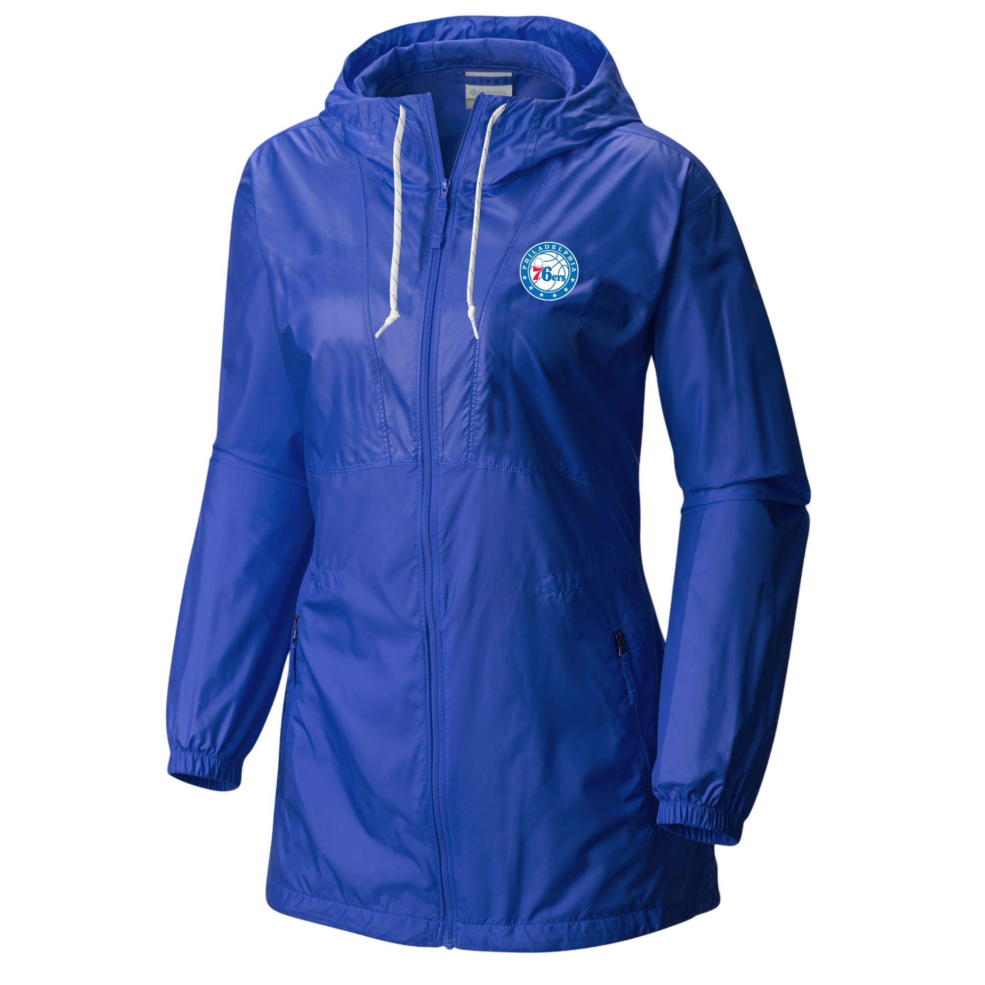Philadelphia 76ers Women's Long Windbreaker