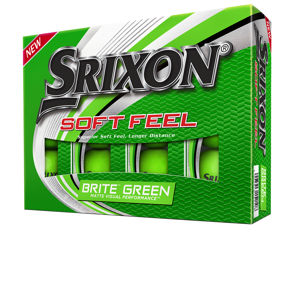 Soft Feel Brite 2 Green Golf Balls