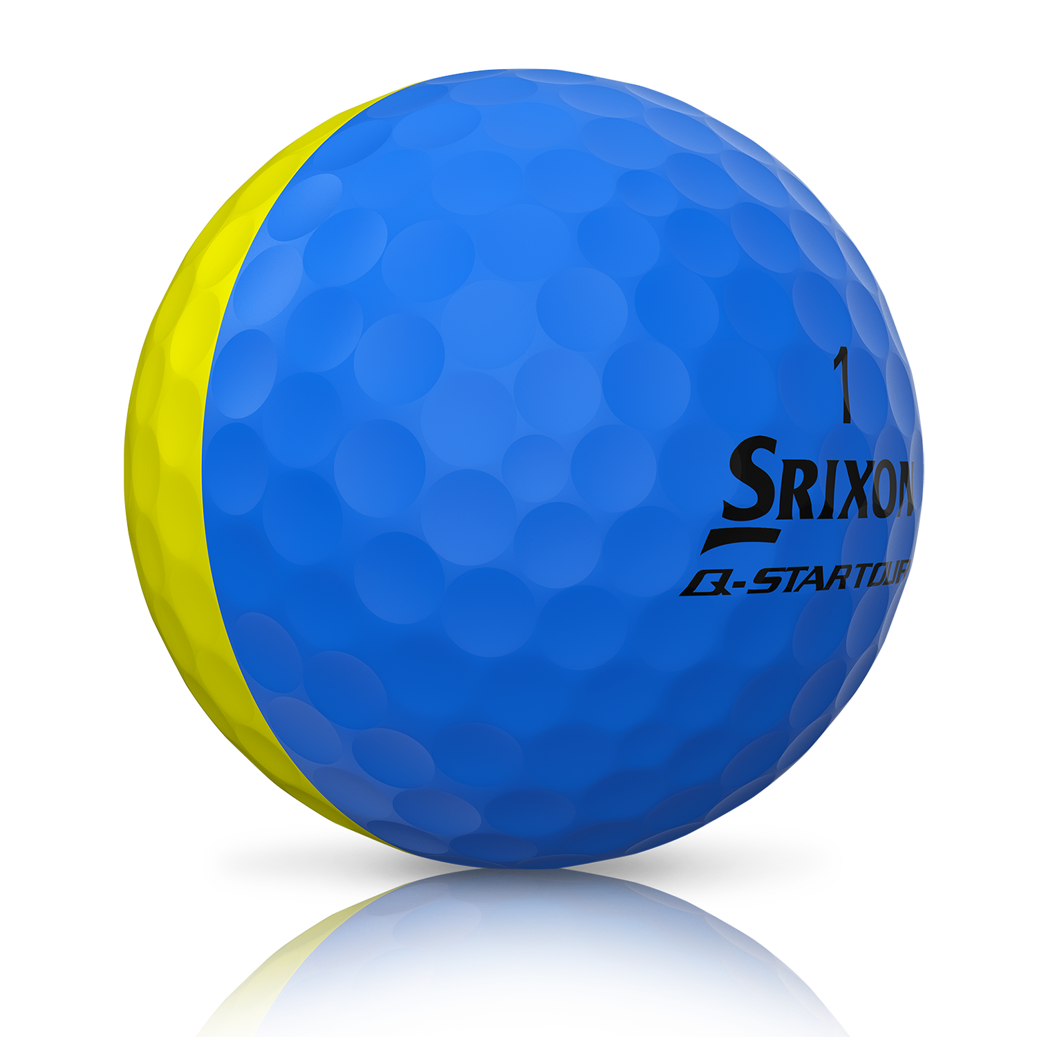 Q-Star Tour Divide Blue/Yellow Golf Balls
