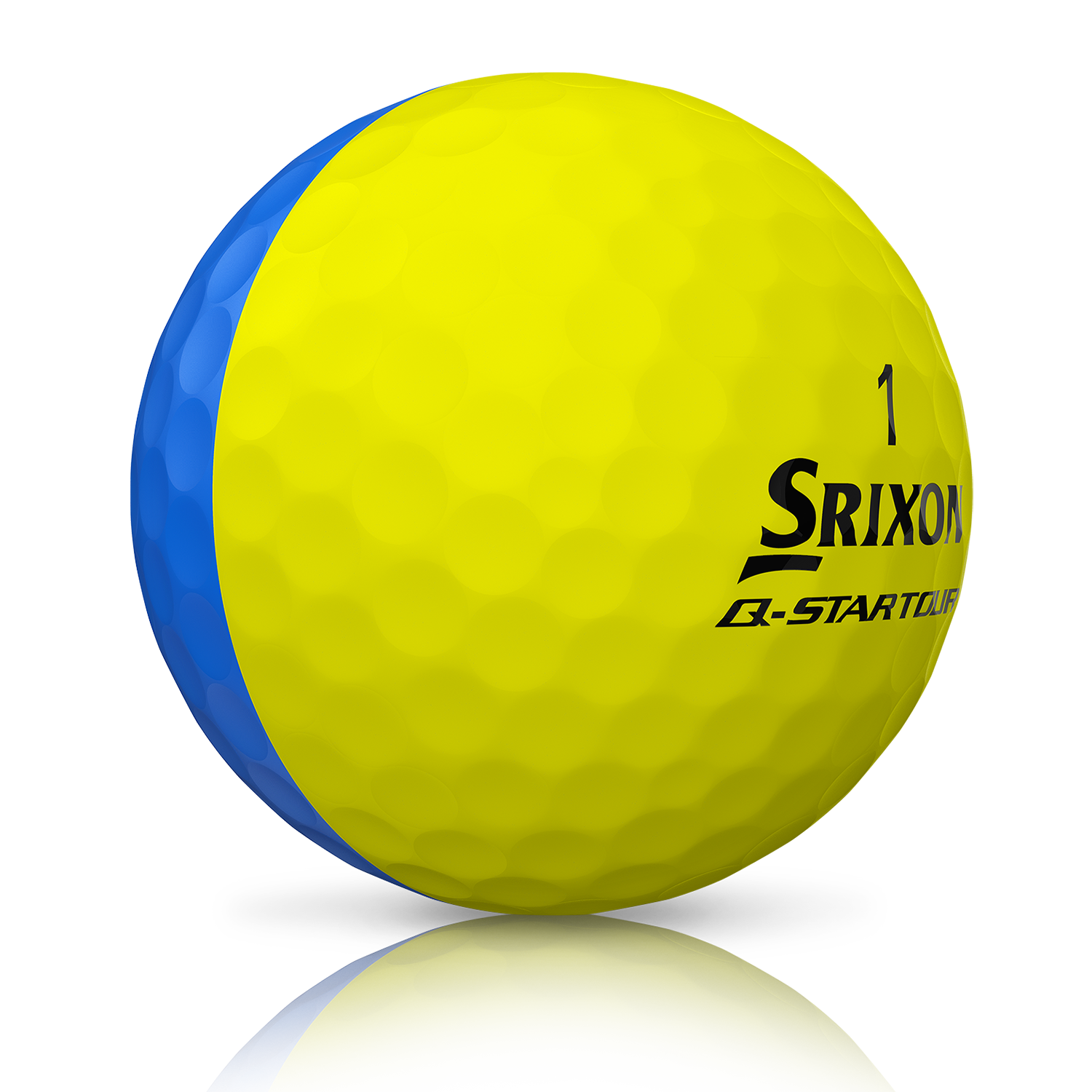 Q-Star Tour Divide Blue/Yellow Golf Balls