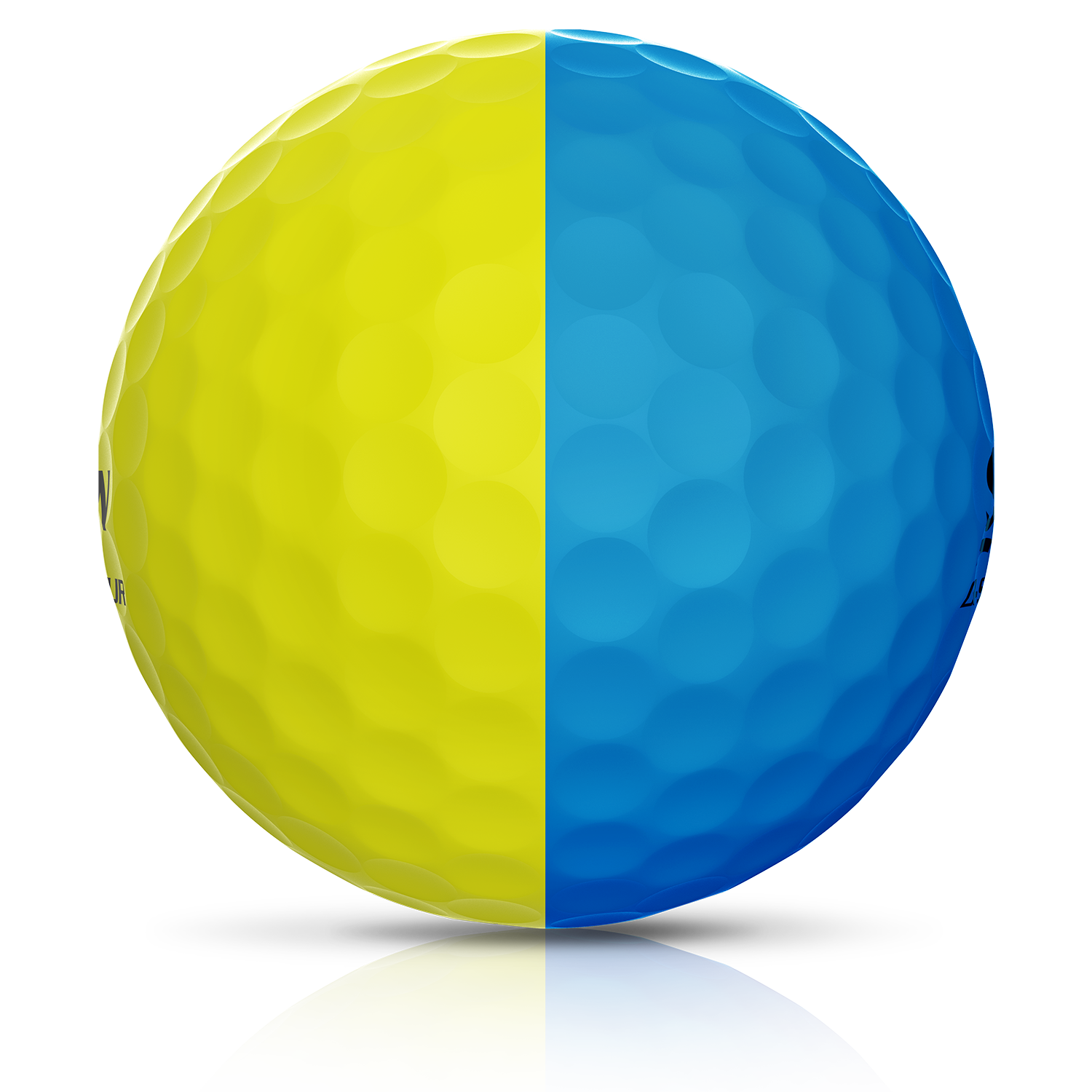 Q-Star Tour Divide Blue/Yellow Golf Balls