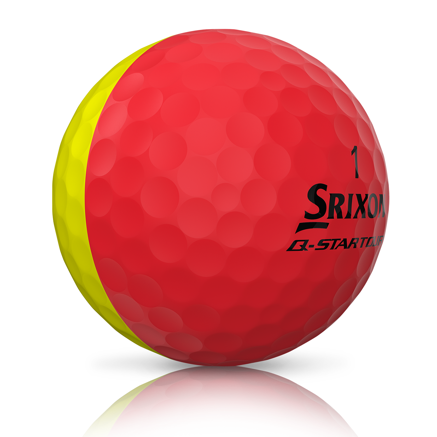 Q-Star Tour Divide Red/Yellow Golf Balls