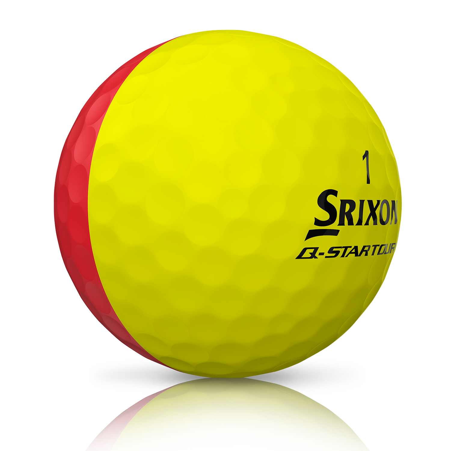 Q-Star Tour Divide Red/Yellow Golf Balls