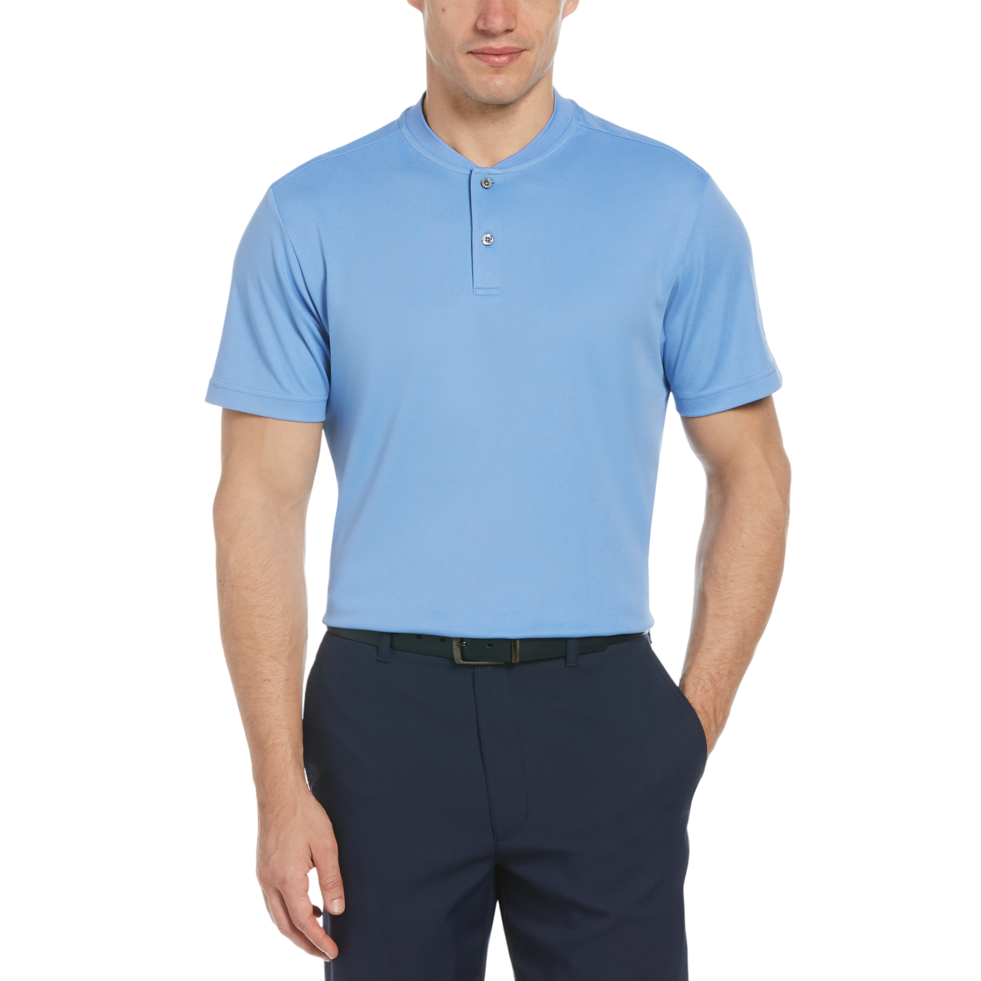 PGA TOUR Pique Short Sleeve Polo with New Casual Collar | PGA TOUR