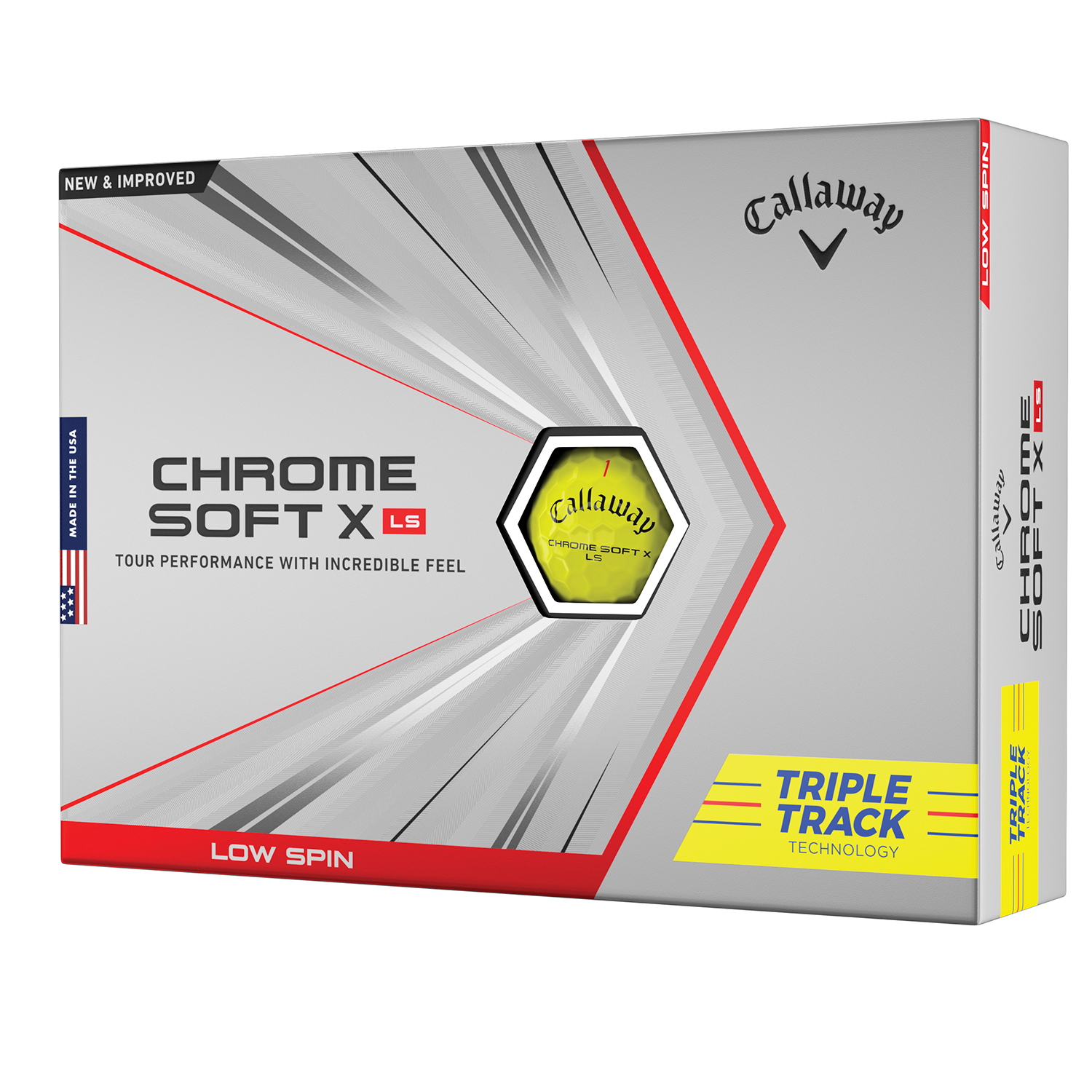 Chrome Soft X LS Triple Track Golf Balls