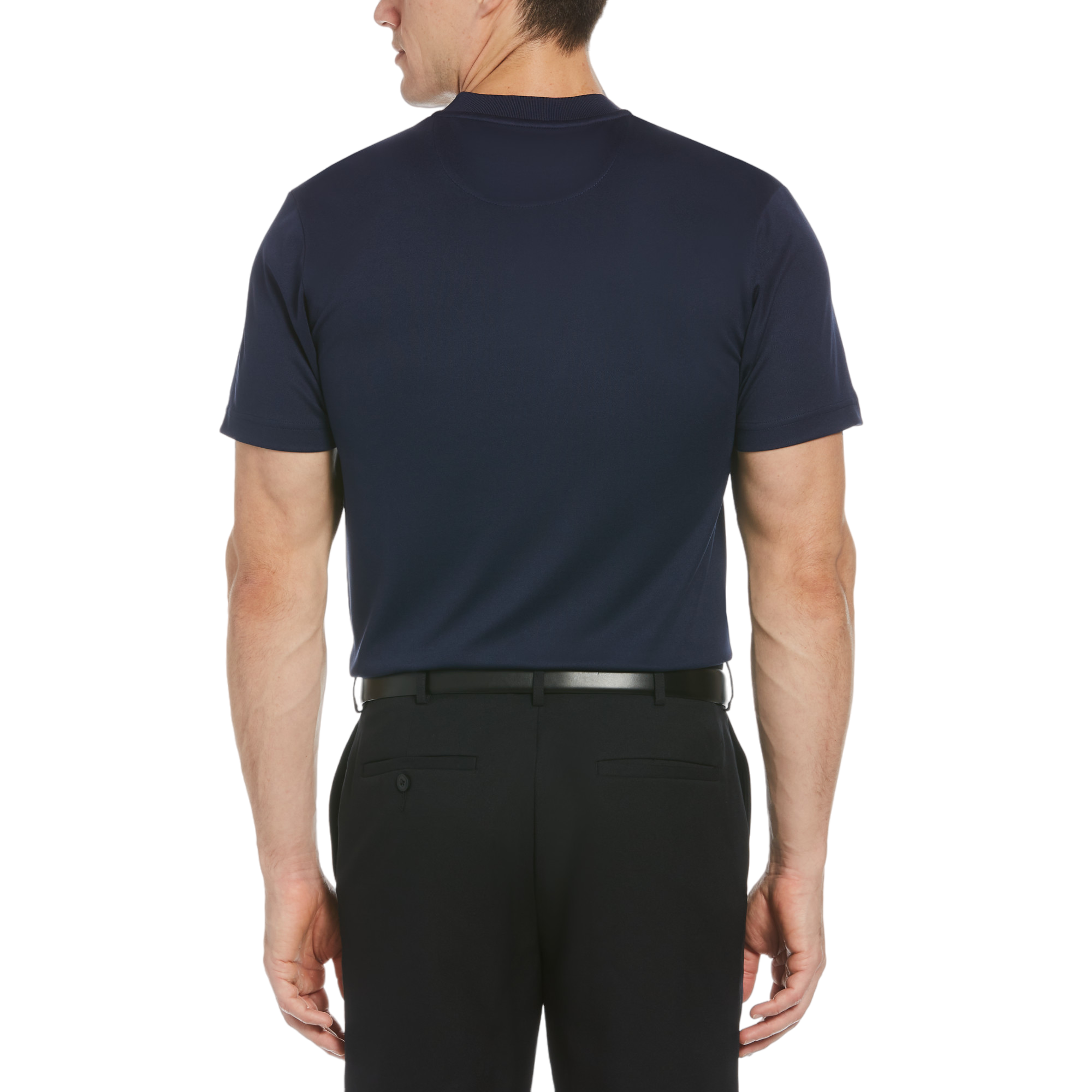 Big & Tall Pique with New Casual Collar Men's Short Sleeve Golf Polo Shirt