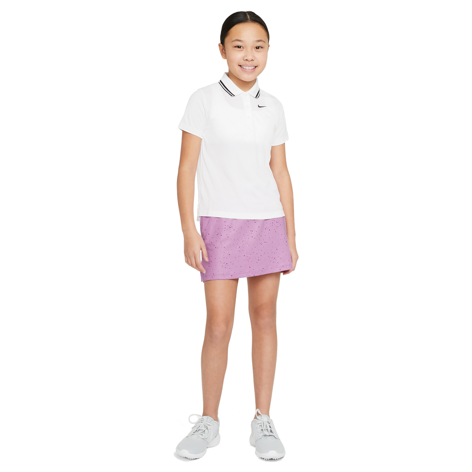 Dri-FIT Girls' Dot Print Golf Skirt
