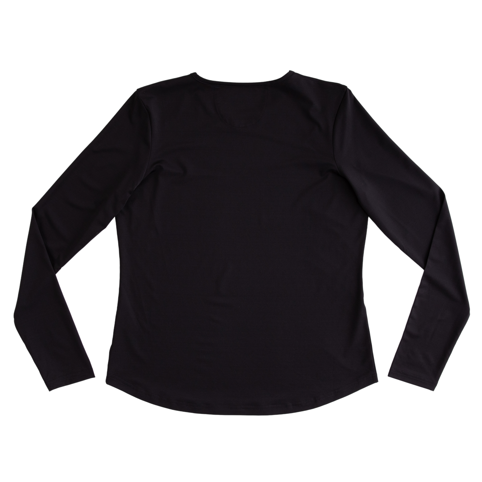 Solid Crewneck Women's Long Sleeve Golf Shirt