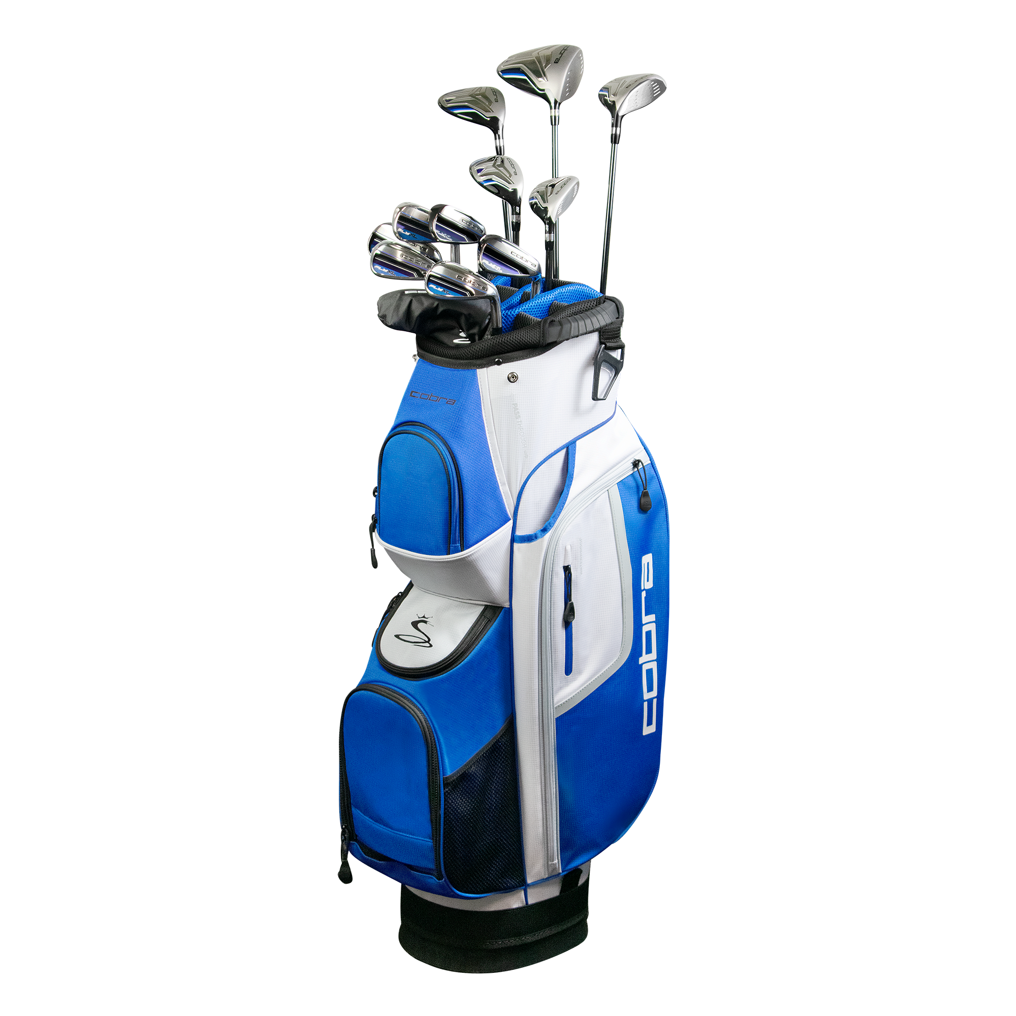 COBRA FLY-XL 13-Piece Complete Set w/ Steel Shafts & Cart Bag